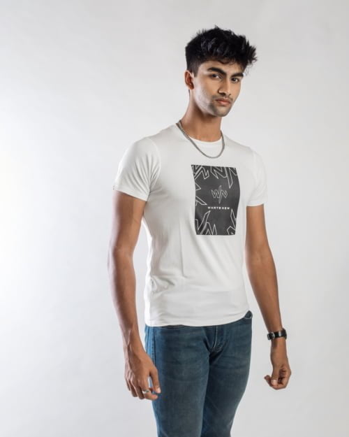 bold graphic printed t-shirt for men