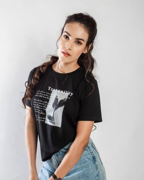 typography t-shirt for women